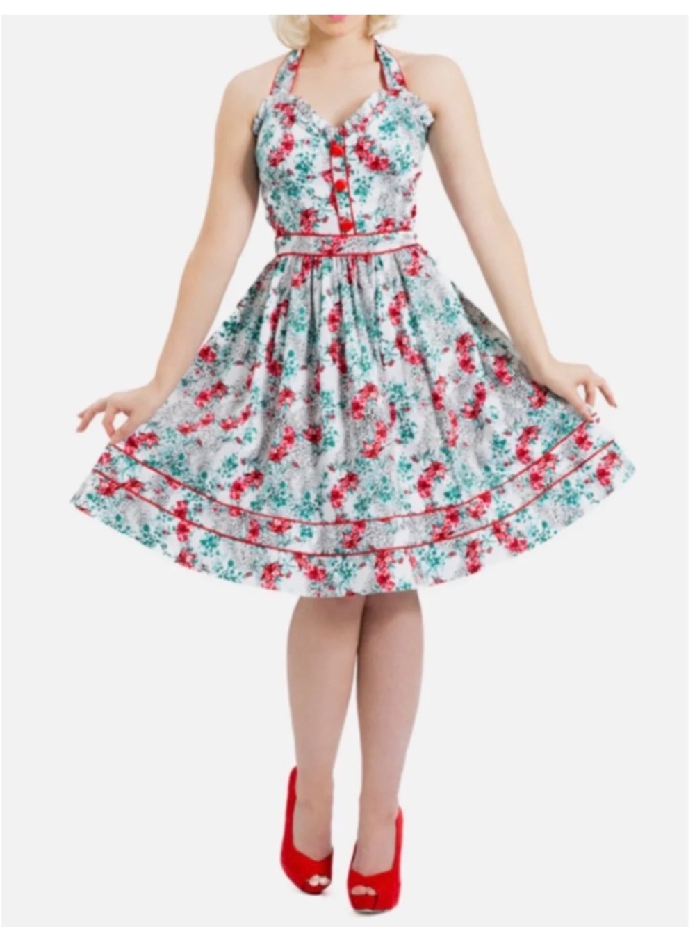 Voodoo Vixen floral dress